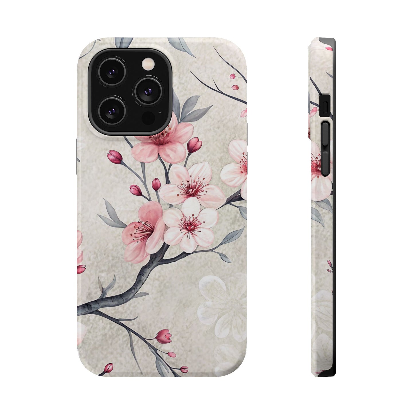 Japanese Cherry Blossom Magnetic iPhone Tough Cases