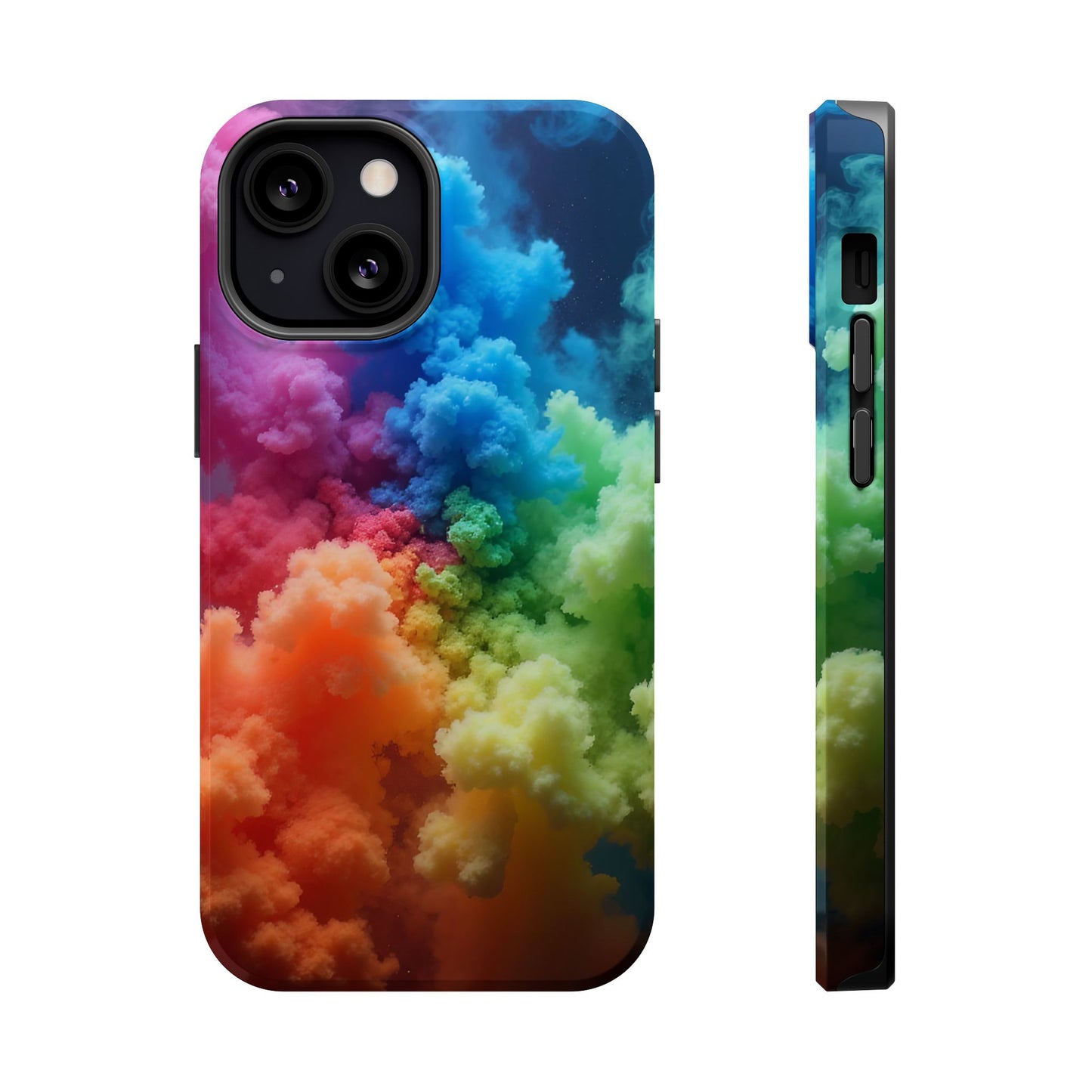 Rainbow Mist Tough Magnetic iPhone Case