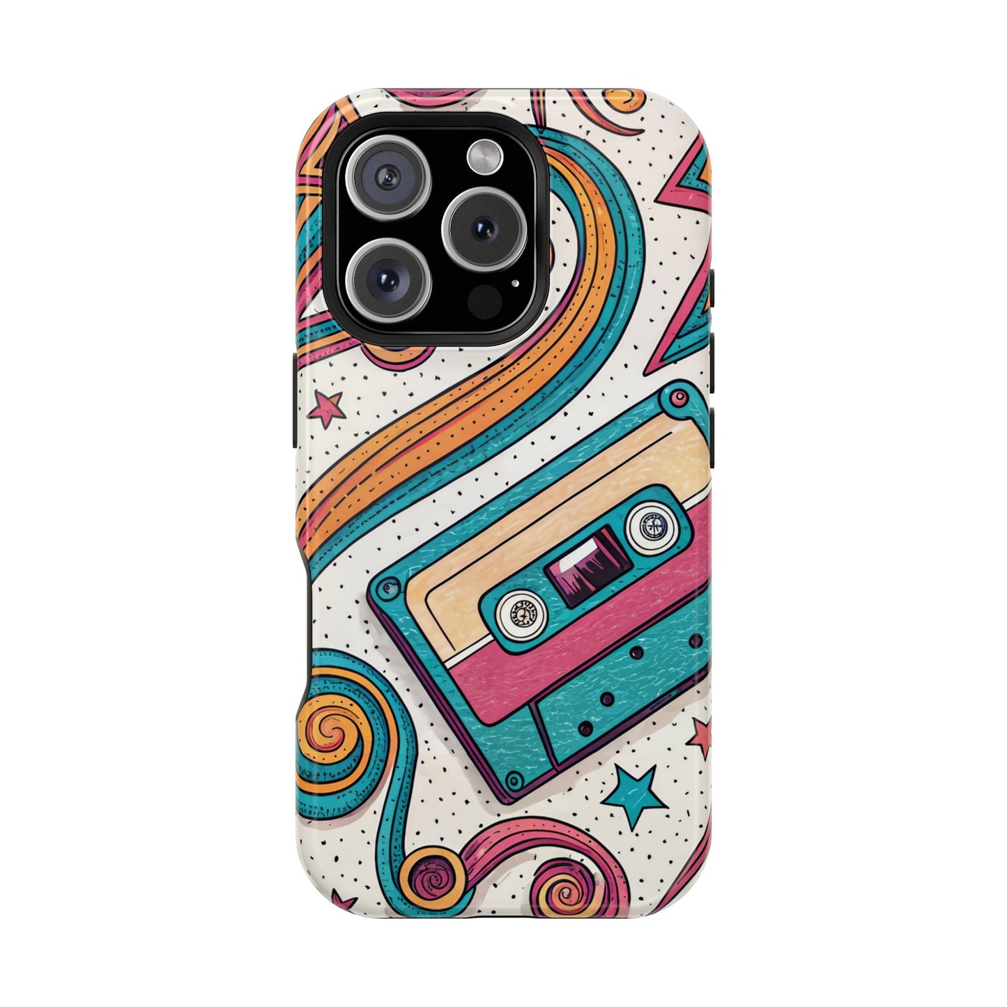Retro Cassette Design iPhone Tough Case