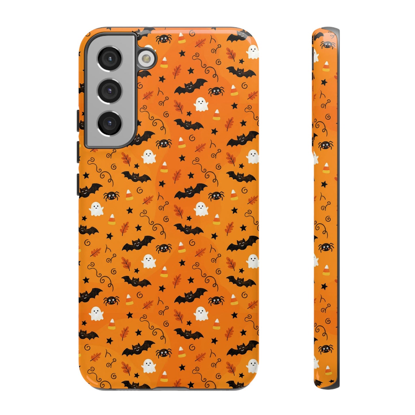 Boo-tiful Halloween Bat & Ghost Tough Phone Case