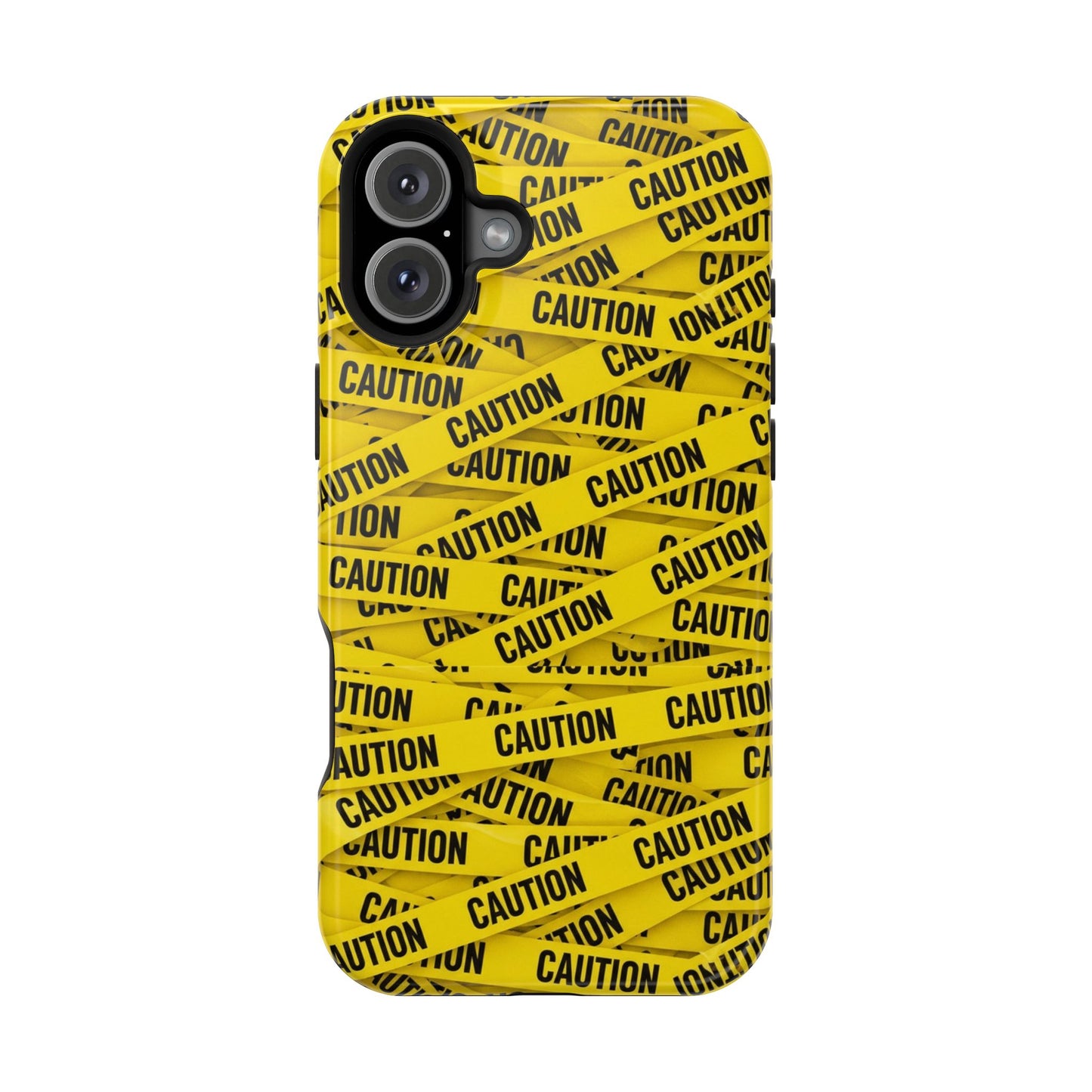 iPhone Tough Case - Caution Tape Design