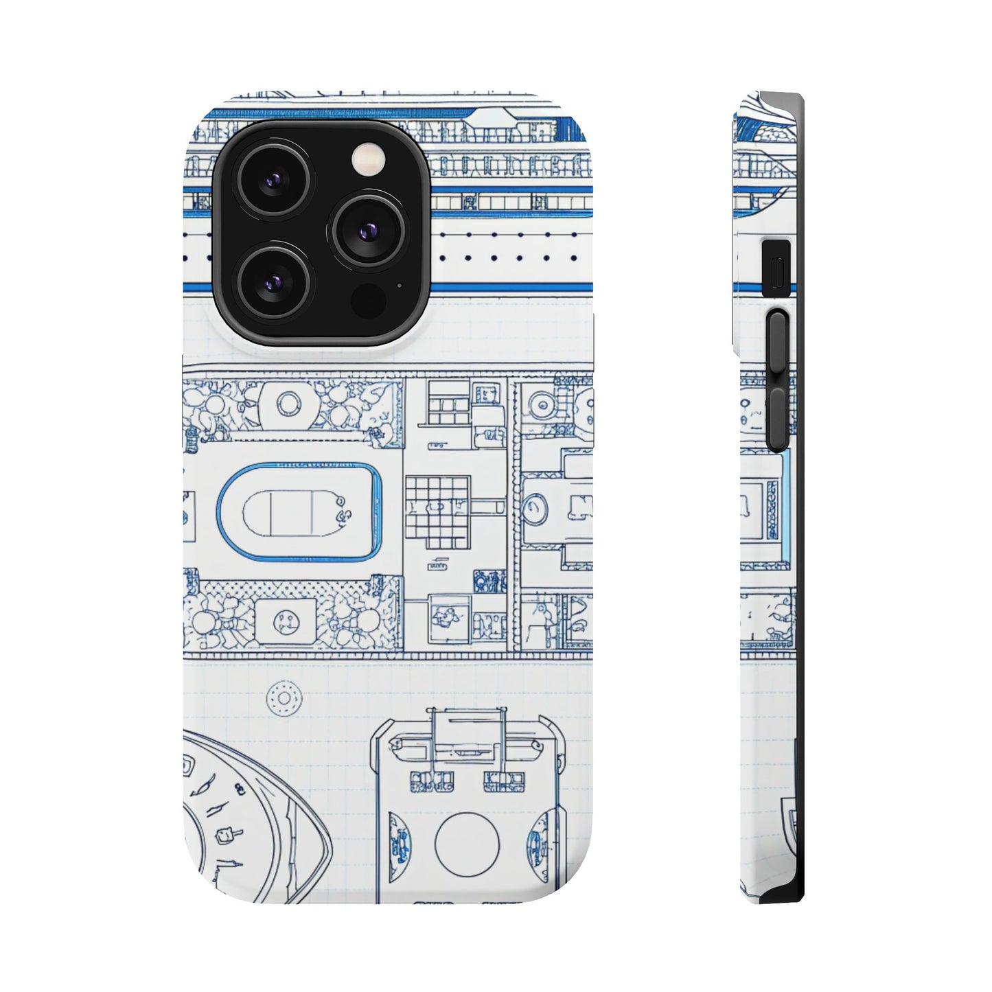 Cruise Ship Design Inspired iPhone Tough Case