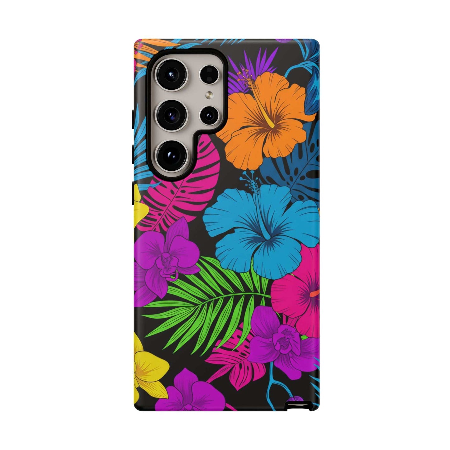 Modern Tropical Floral Design Samsung Phone Case