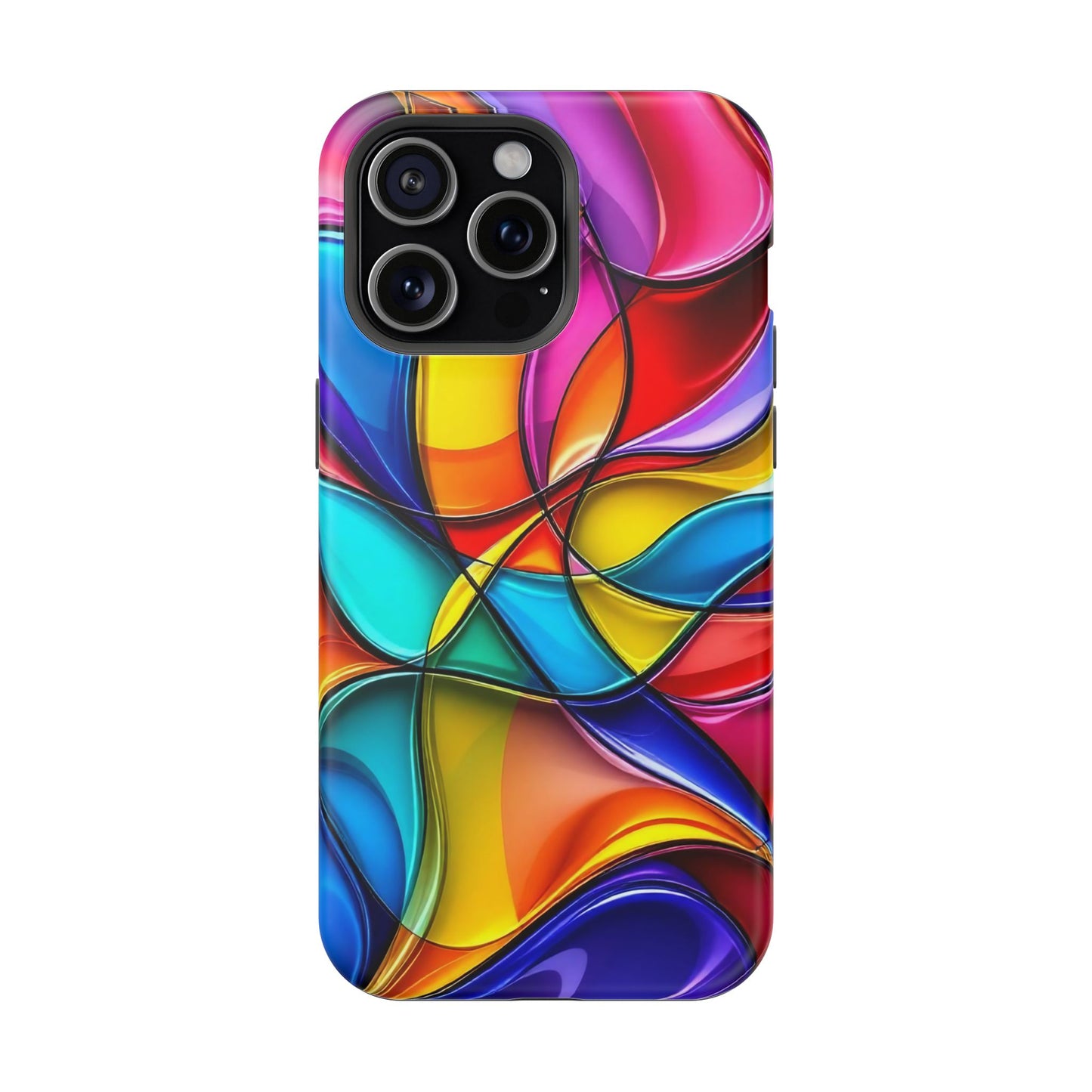 Rainbow Pride Art Design iPhone Tough Case