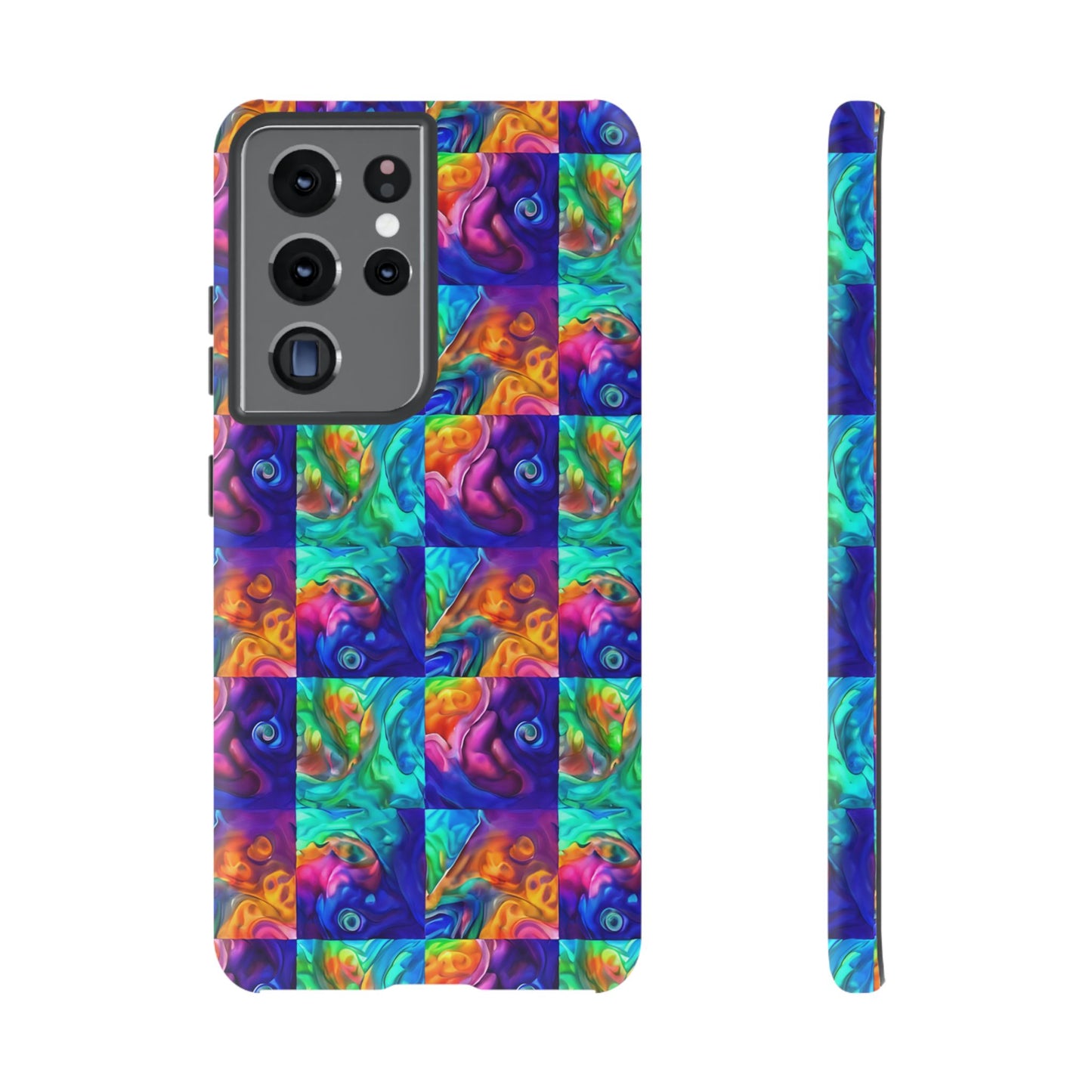 Abalone Swirl Samsung Phone Case — Glowing Shell Design