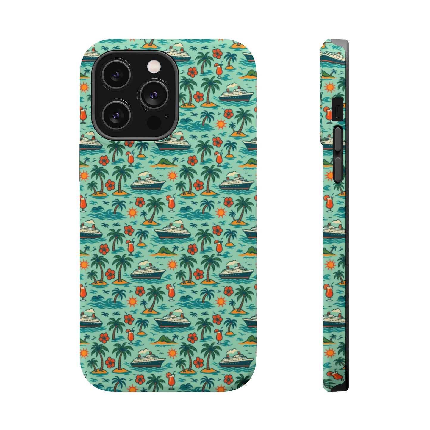 Tropical Cruise Tough iPhone Case