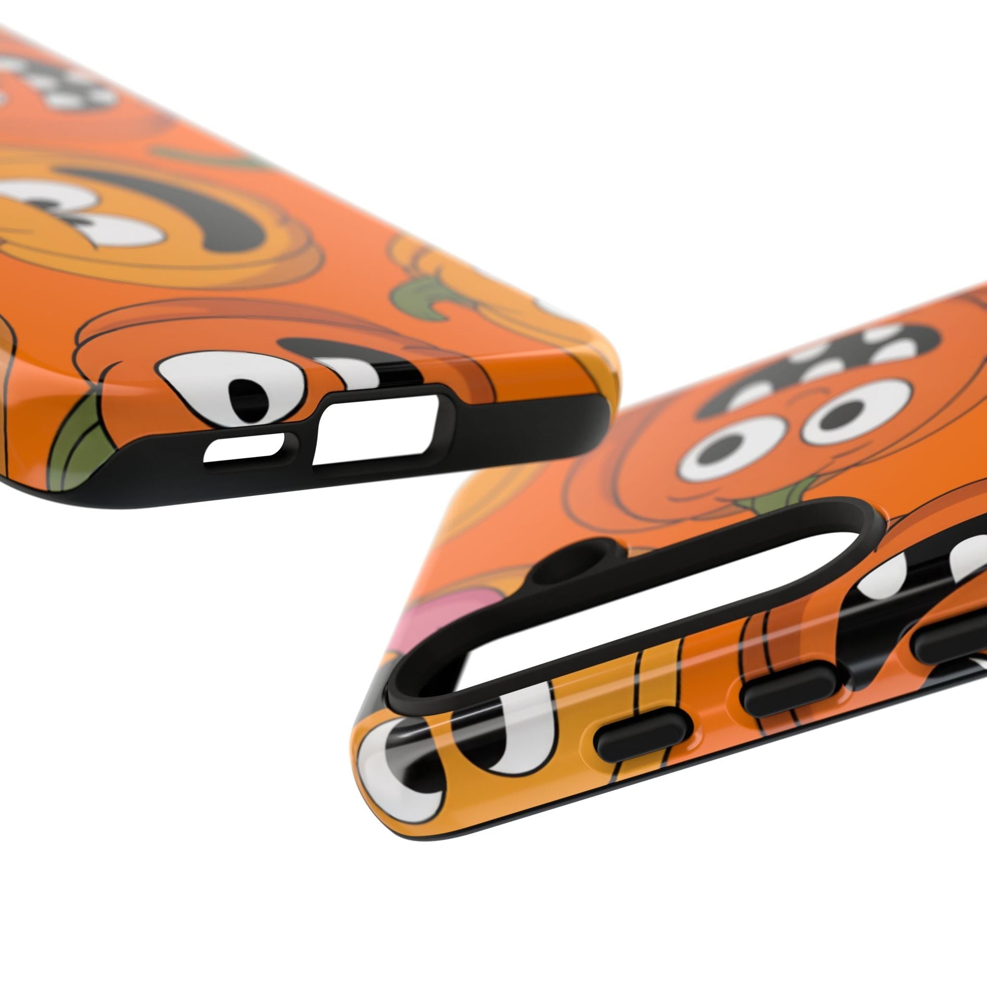 Samsung Tough Case with moody pumpkin Halloween design for Samsung Galaxy phones, durable and impact-resistant protective cover