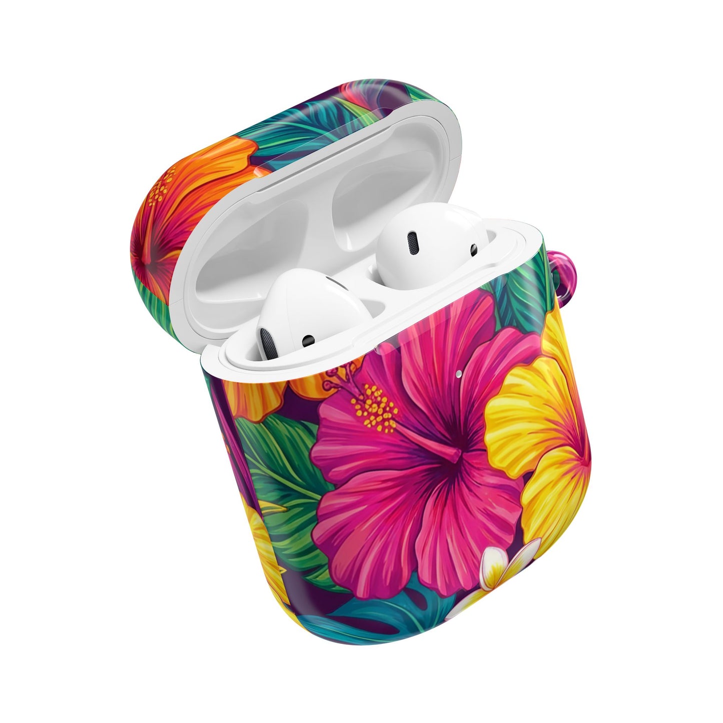 Vibrant Tropical Floral AirPod Case