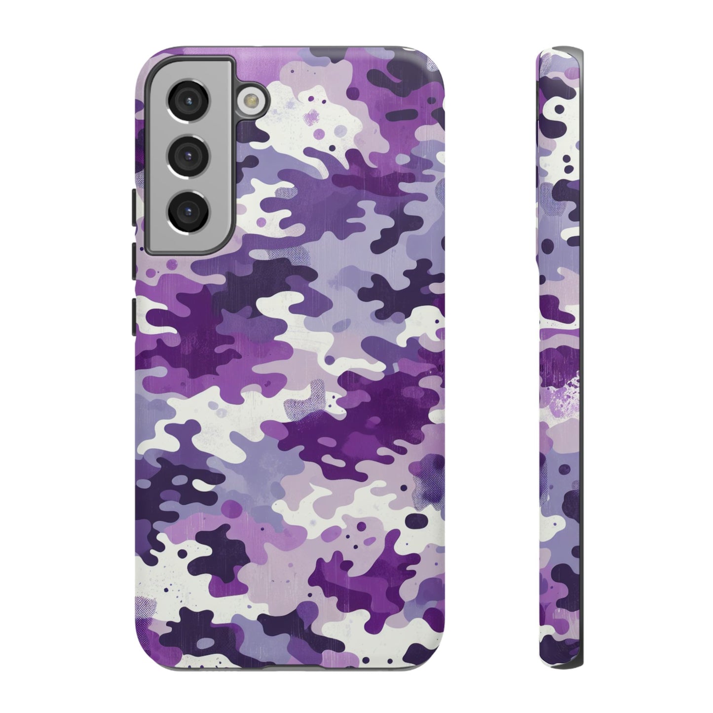 Purple Camouflage Samsung Phone Case