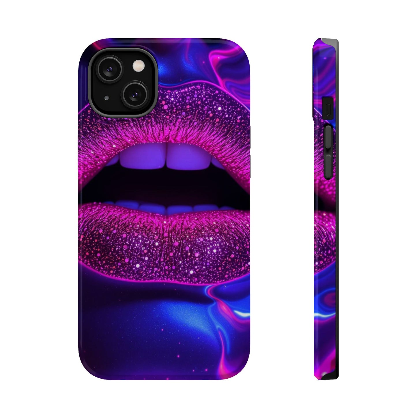 Purple Kiss Design iPhone Tough Case