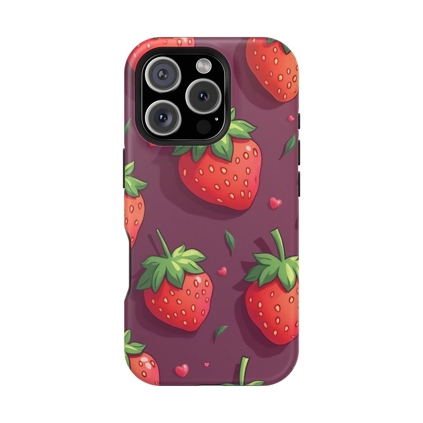 Strawberry Design iPhone Tough Phone Case