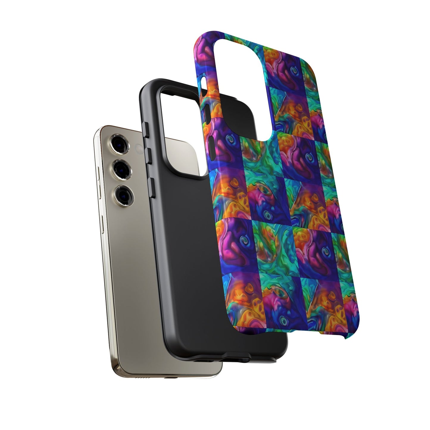Abalone Swirl Samsung Phone Case — Glowing Shell Design