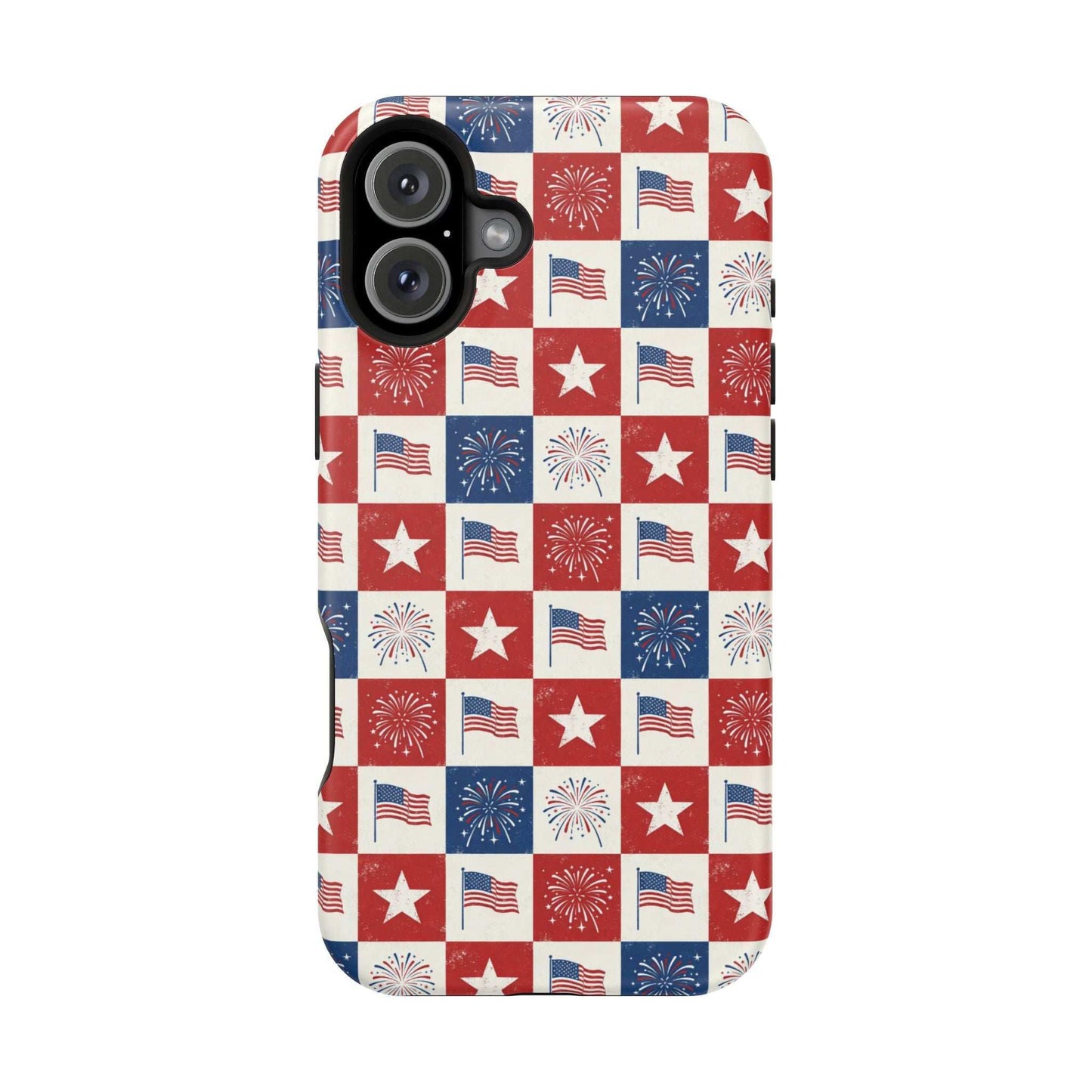 4th of July Patriotic iPhone Case — Magnetic Impact-Resistant