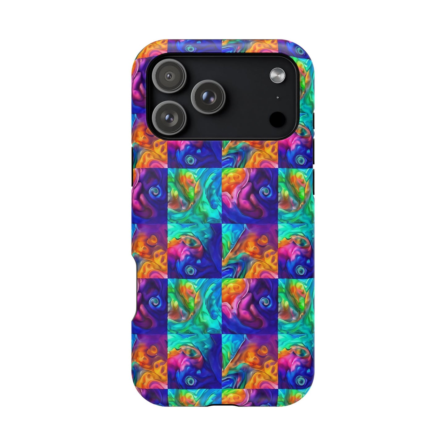 Abalone Swirl iPhone Case — Glowing Shell Impact-Resistant Case