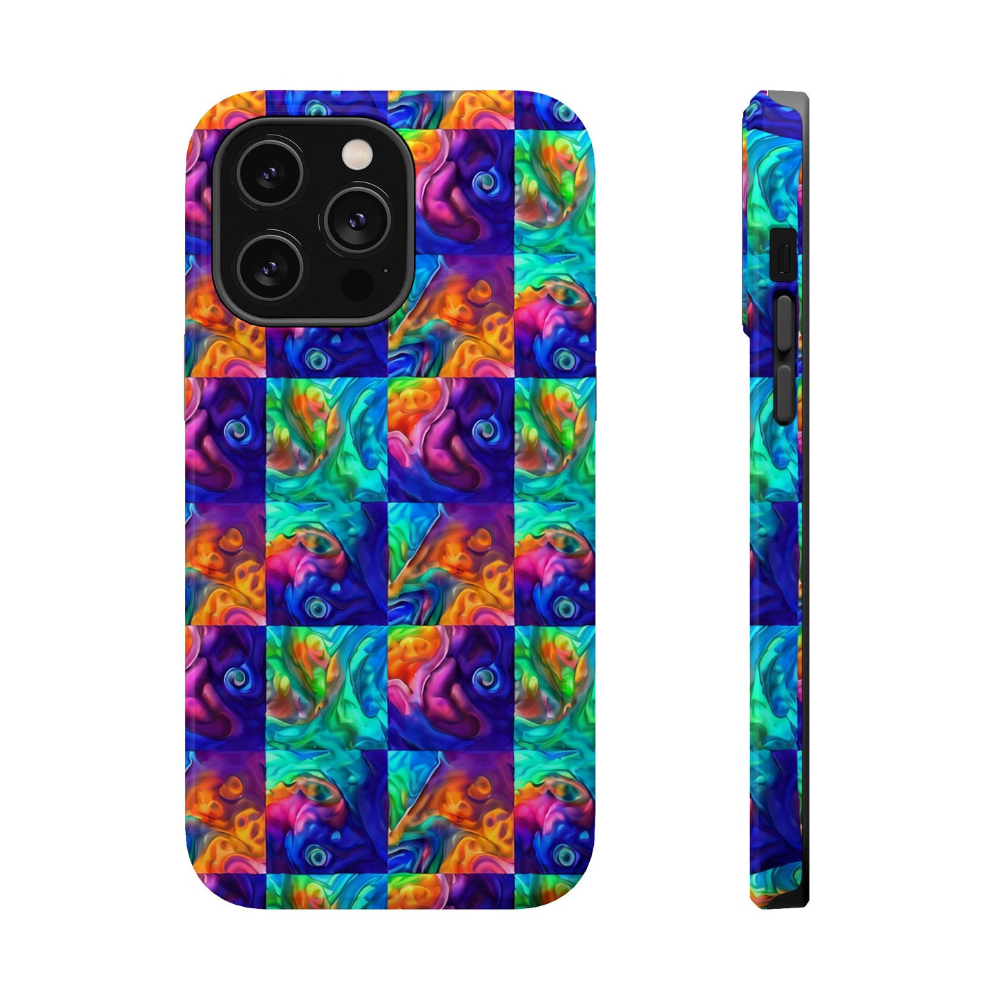 Abalone Swirl iPhone Case — Glowing Shell Impact-Resistant Case