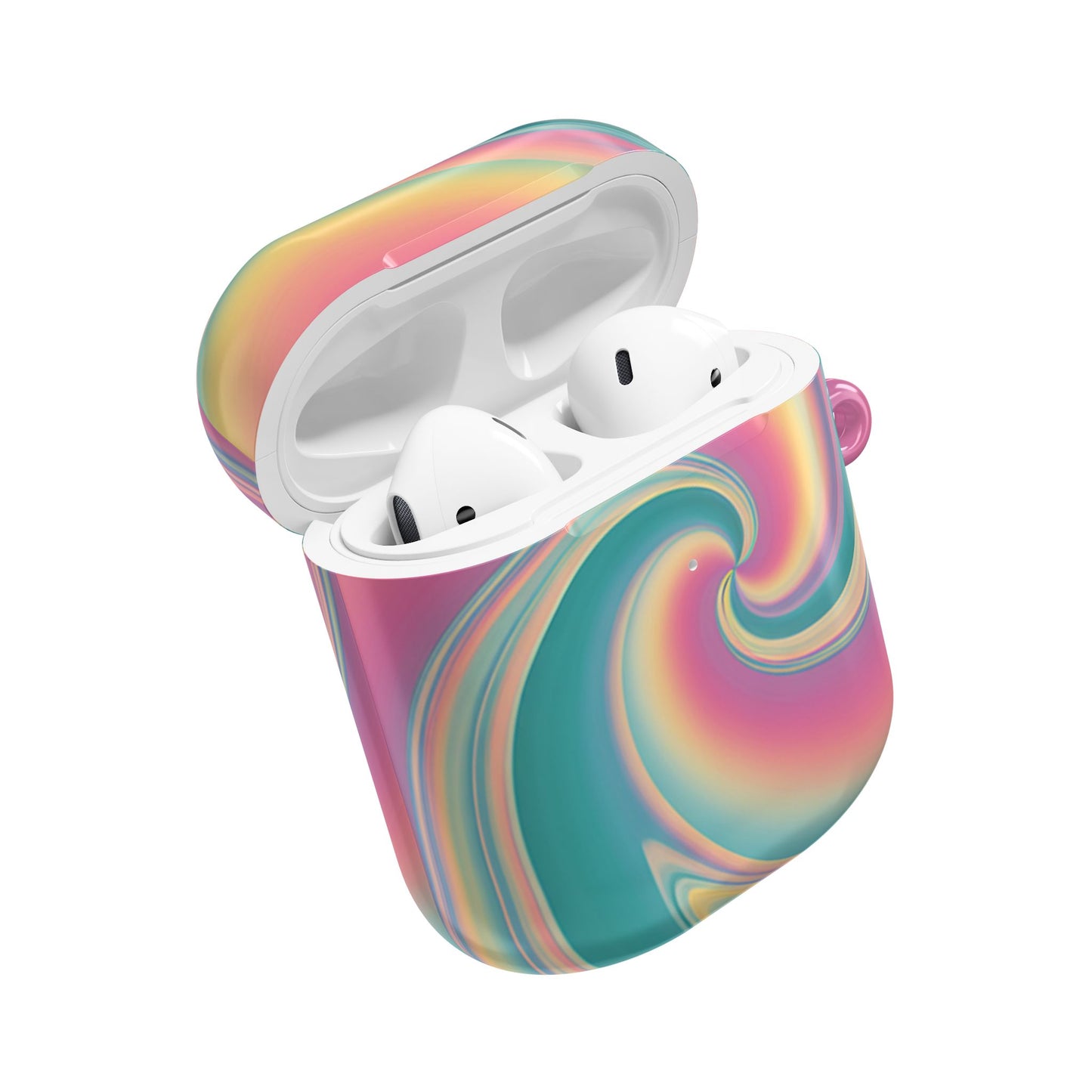 Cotton Candy Rainbow Swirl AirPod Case