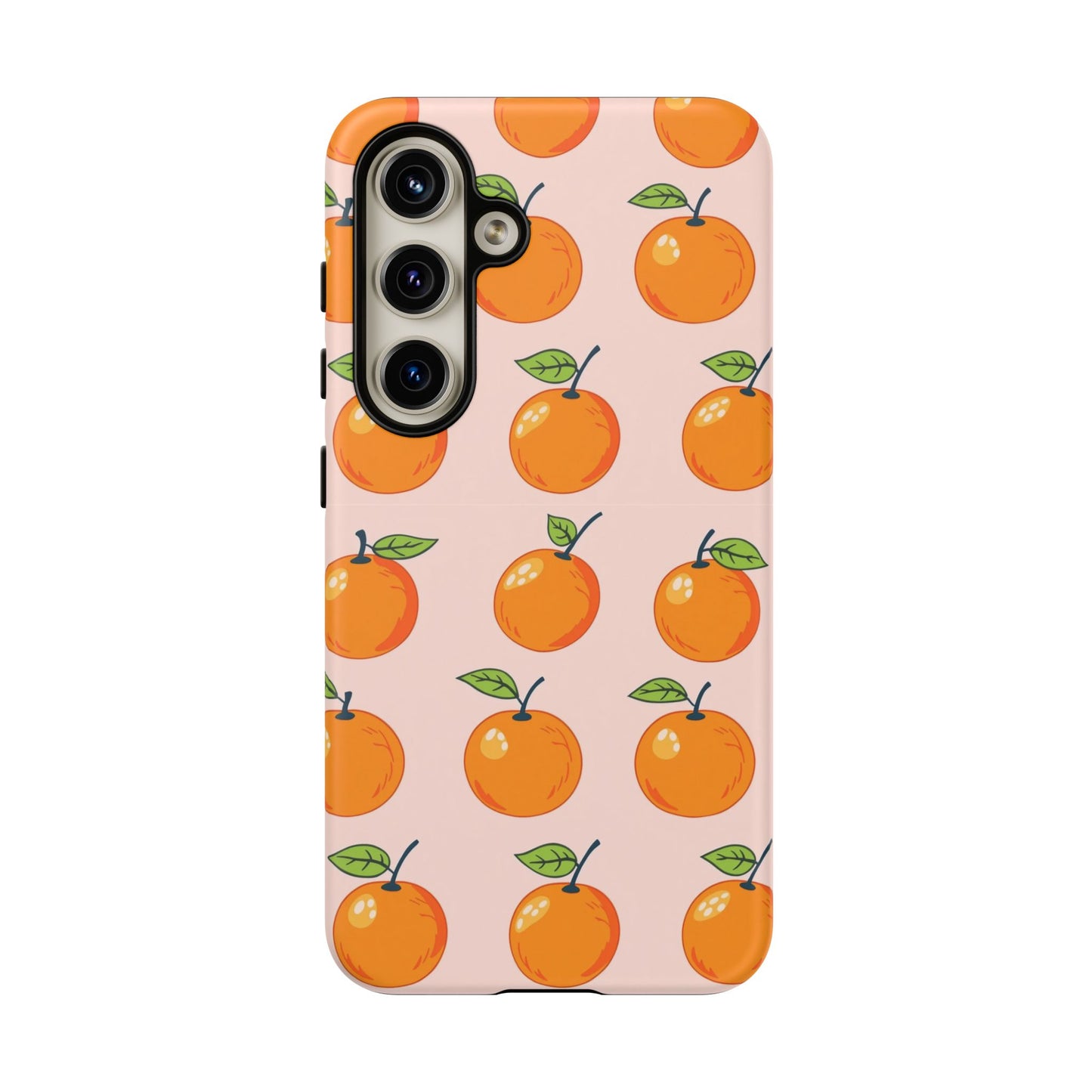 Orange Fruit Design Samsung Tough Phone Case