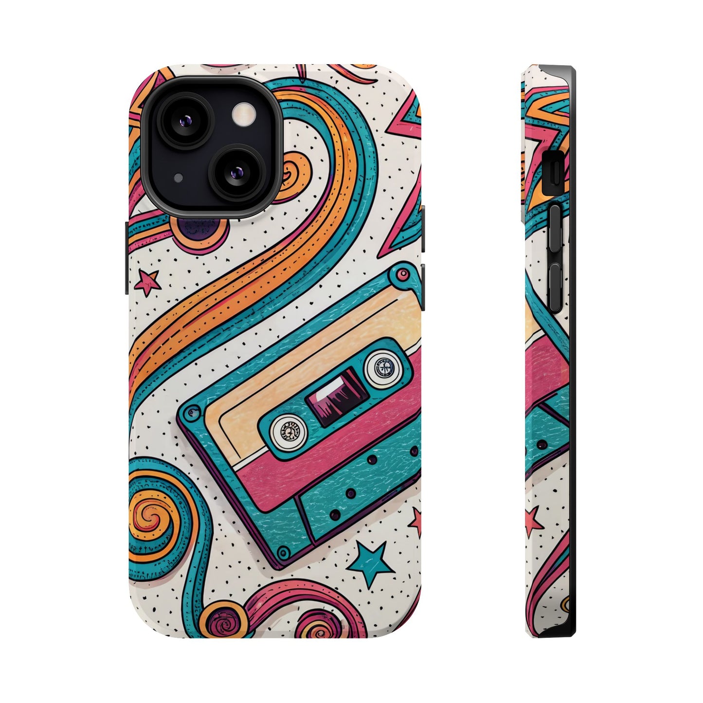 Retro Cassette Design iPhone Tough Case