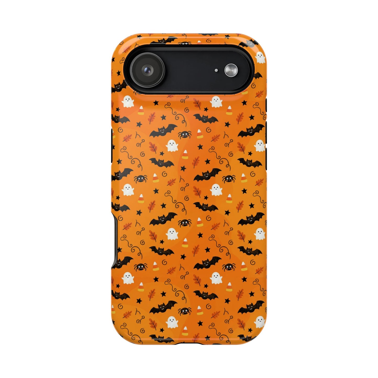 Boo-tiful Halloween Bat & Ghost iPhone Case