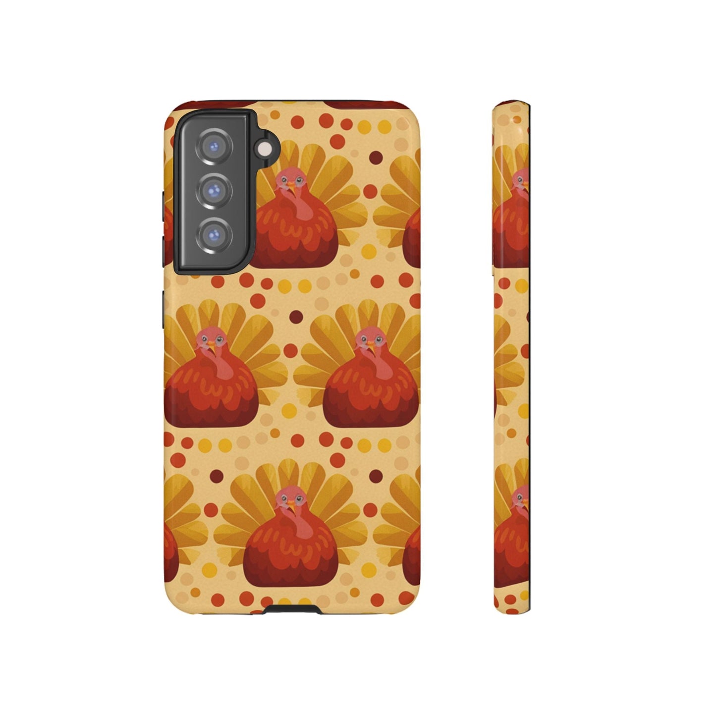 Turkey Samsung phone case with festive turkey pattern and durable dual-layer protection for Samsung phones