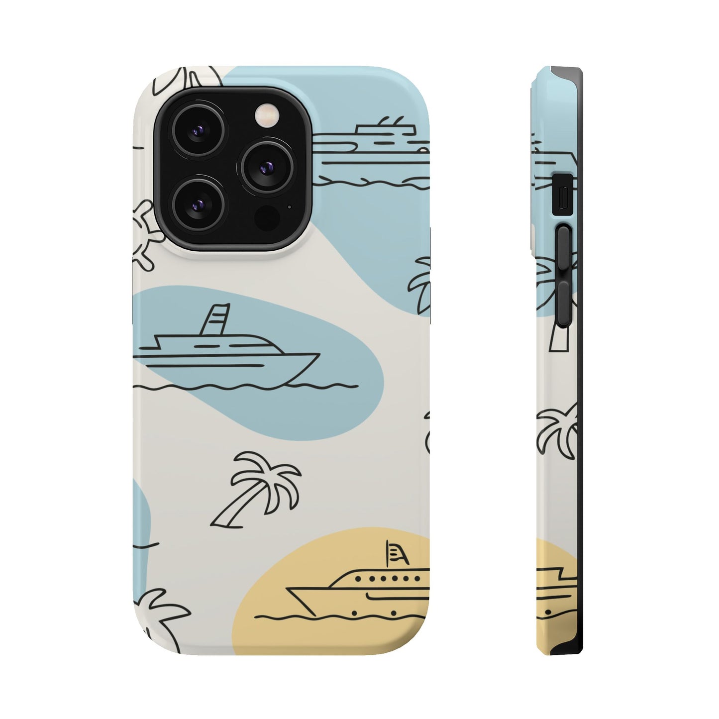 Retro Cruise Vacation iPhone Tough Case
