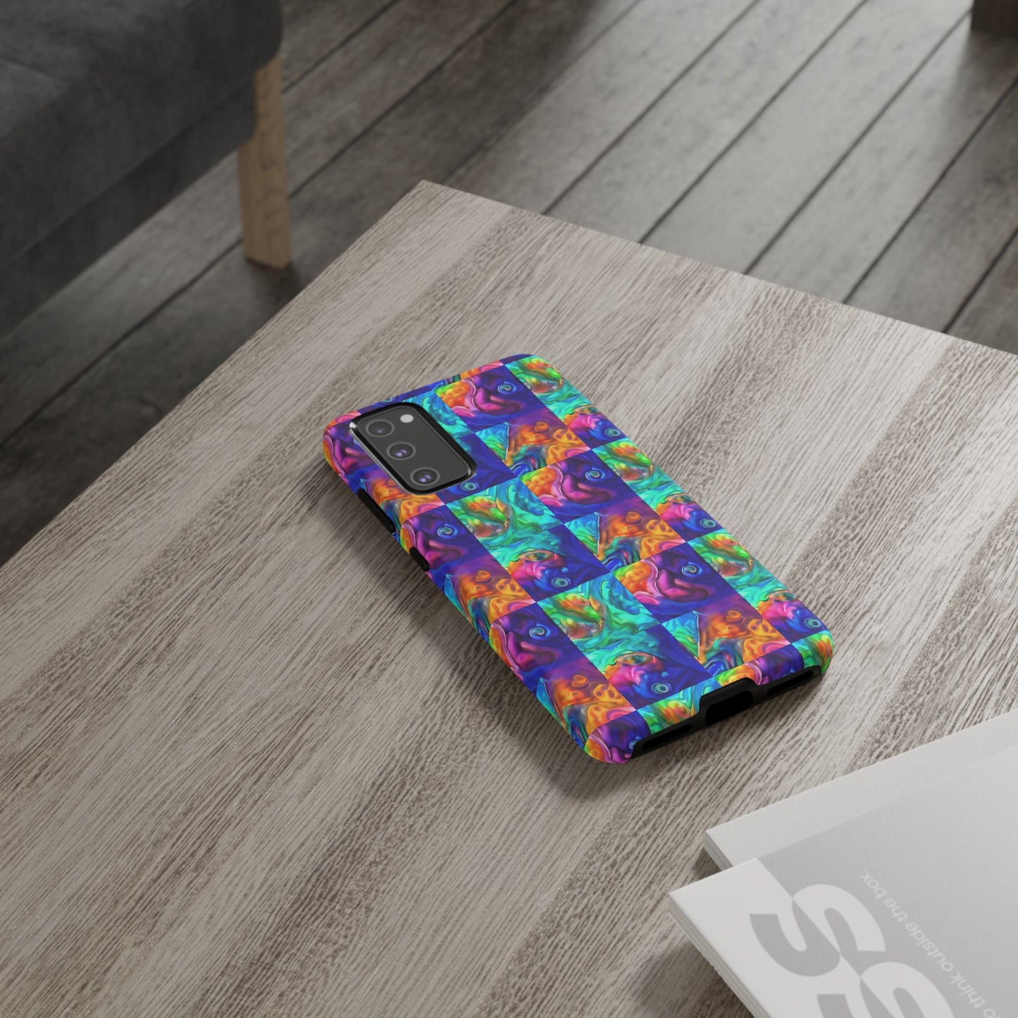 Abalone Swirl Samsung Phone Case — Glowing Shell Design