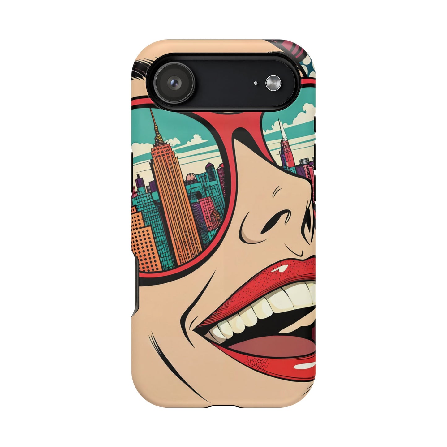 City View Pop Art Design iPhone Tough Case