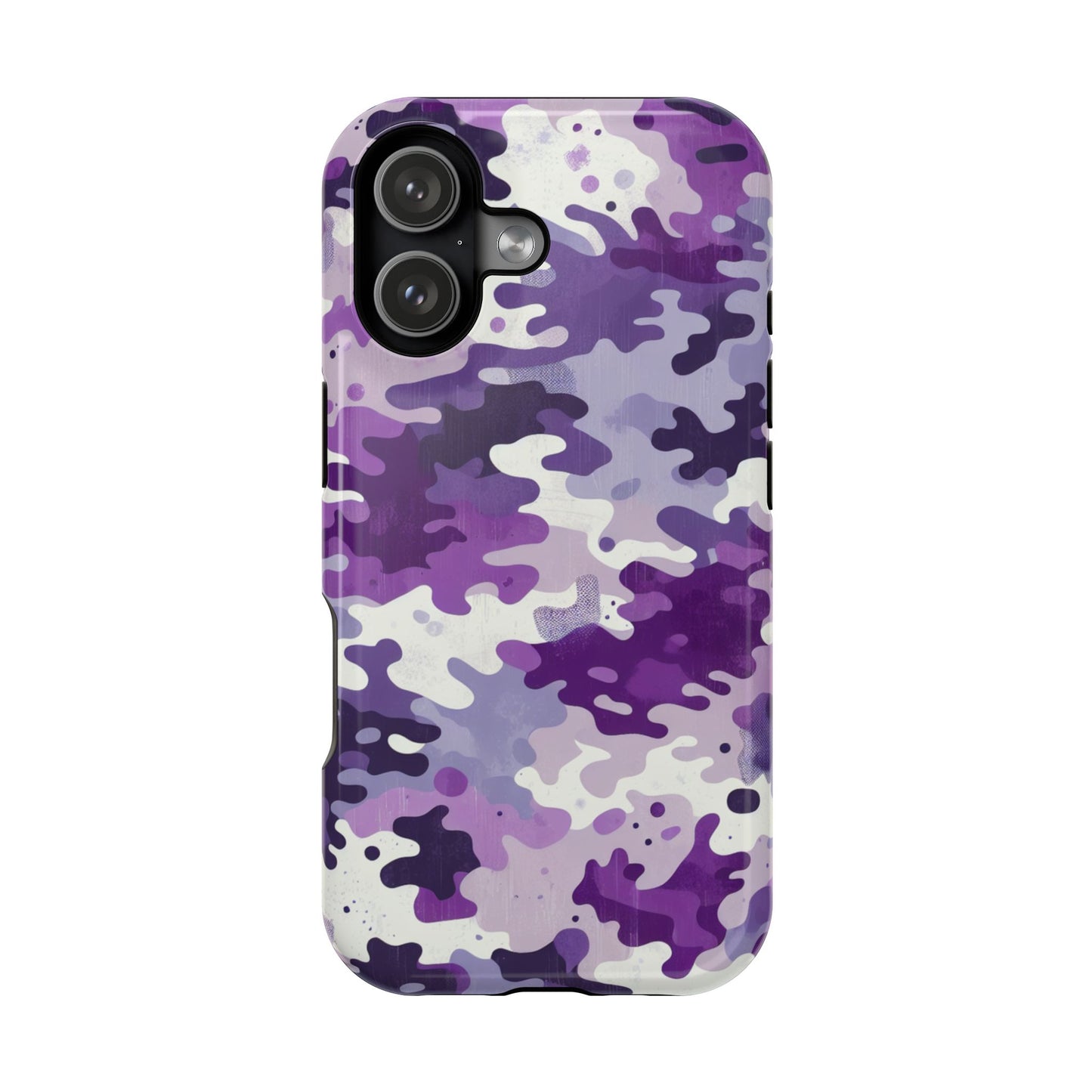 Purple Camouflage Design iPhone Tough Case -