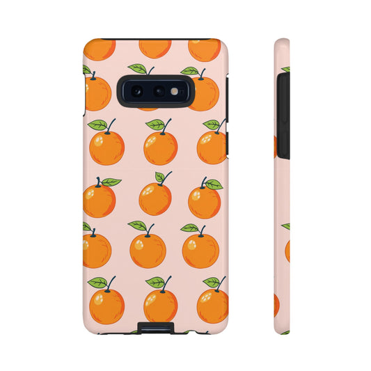 Orange Fruit Design Samsung Tough Phone Case