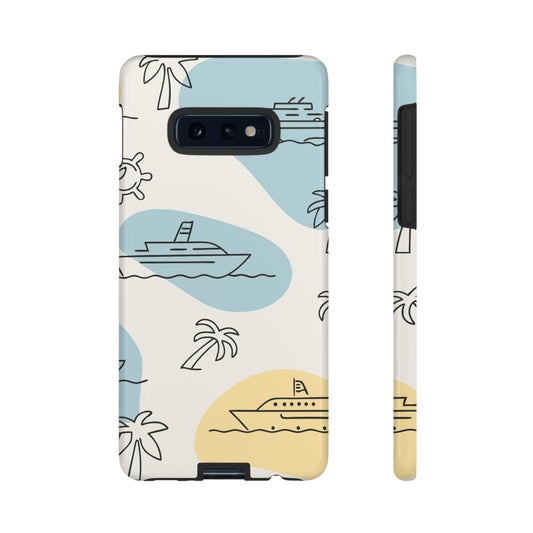 Retro Cruise Vacation Samsung Tough Phone Case