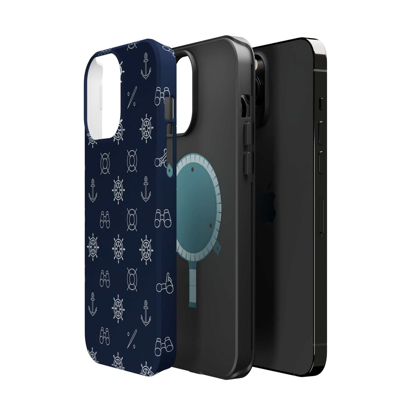 Minimalist Nautical iPhone Case — Magnetic Impact-Resistant Phone Case