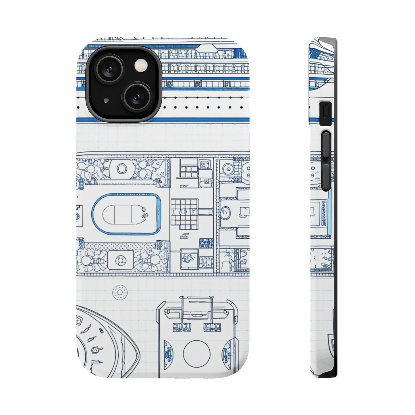 Cruise Ship Design Inspired iPhone Tough Case