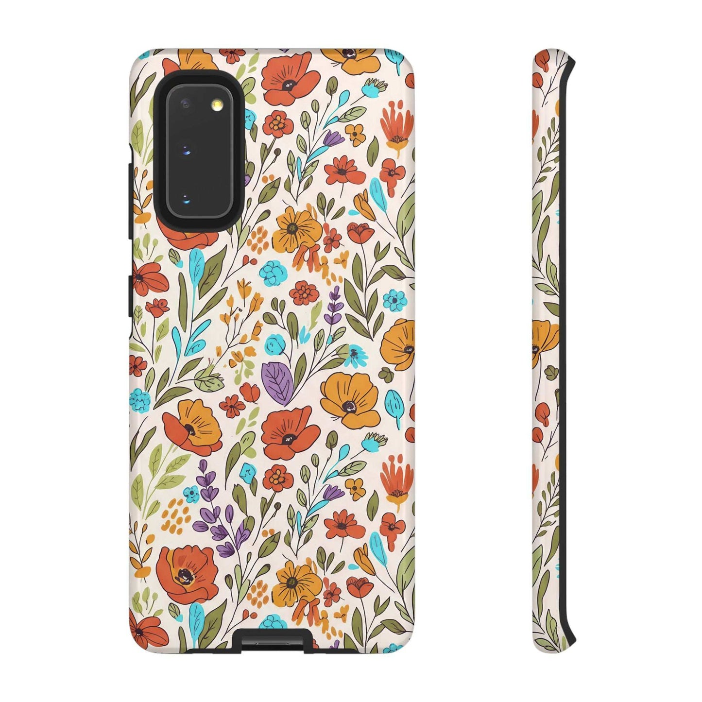 Floral Drawing Inspire Samsung Phone Case