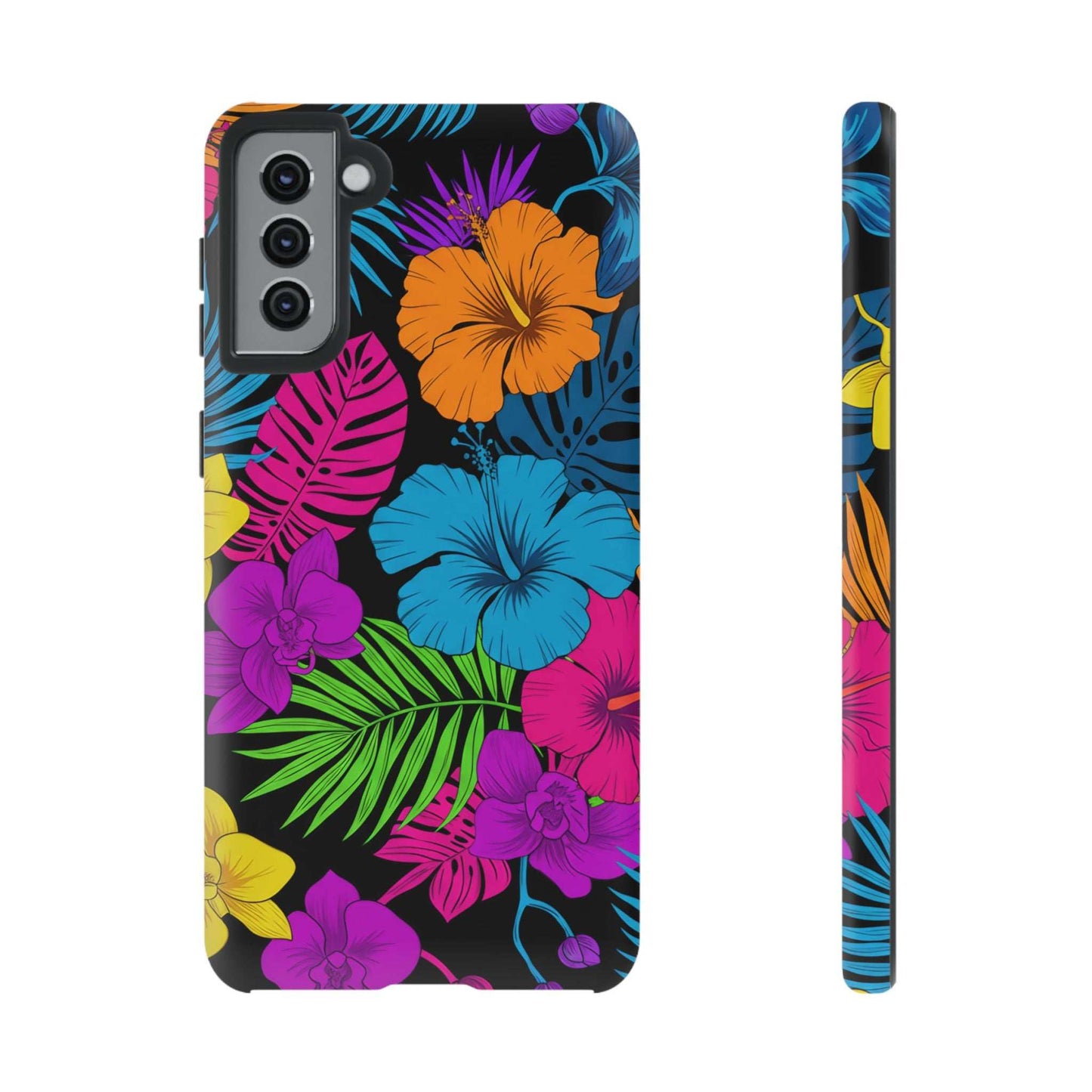 Modern Tropical Floral Design Samsung Phone Case