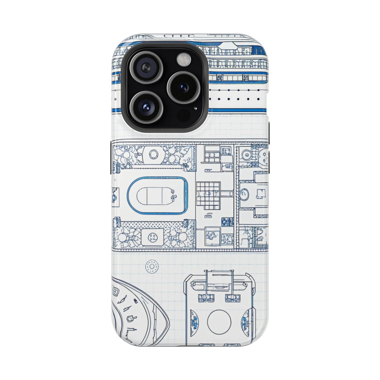 Cruise Ship Design Inspired iPhone Tough Case
