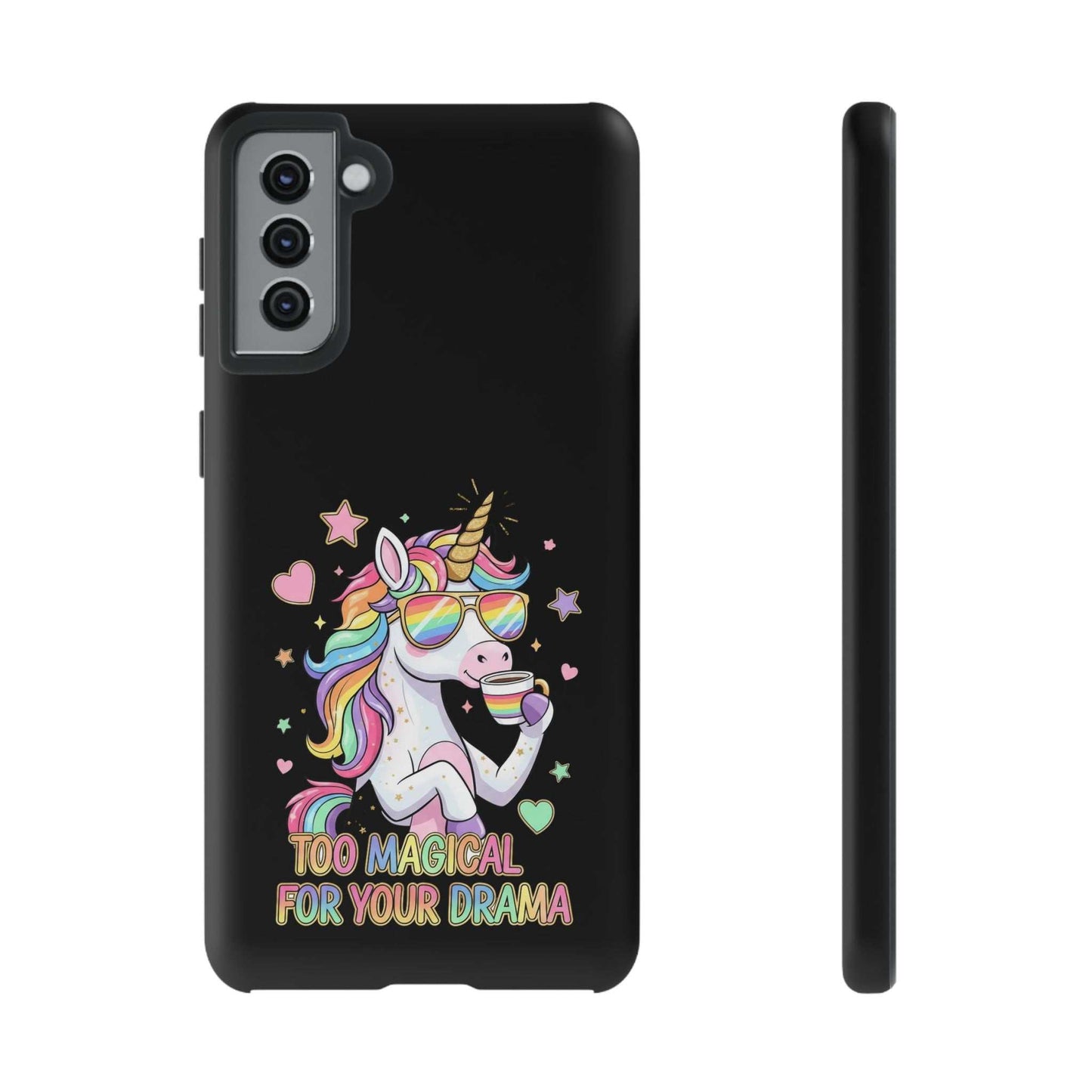Samsung Phone Tough Case with magical unicorn design and durable shock-absorbing protection