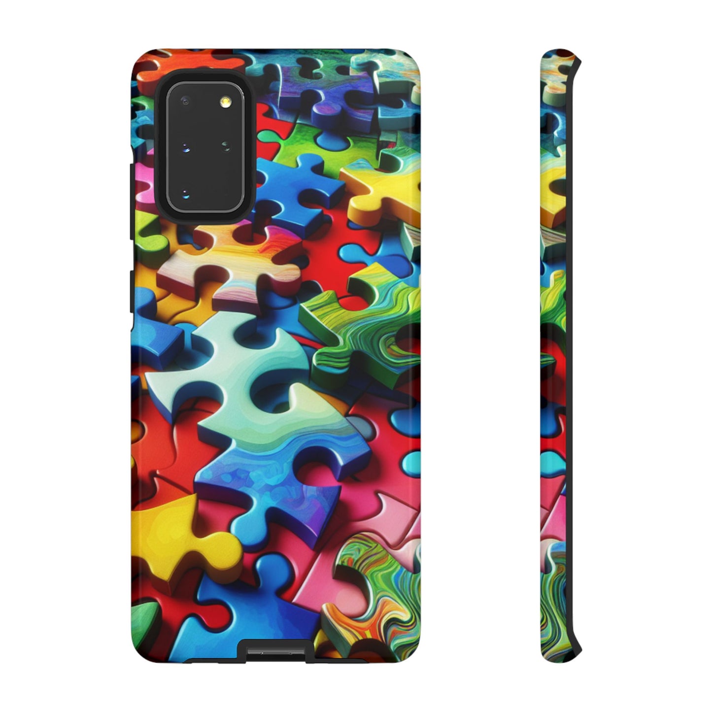 Rainbow Puzzle Design Samsung Tough Case