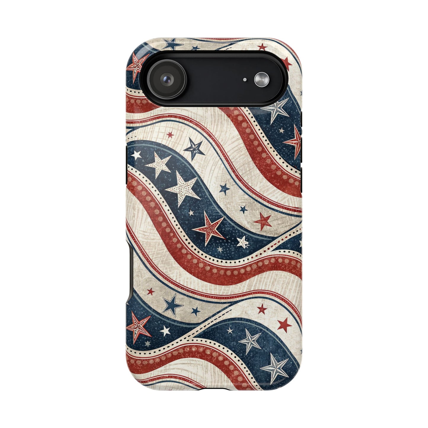 Vintage Patriotic Inspired Ribbon iPhone Case