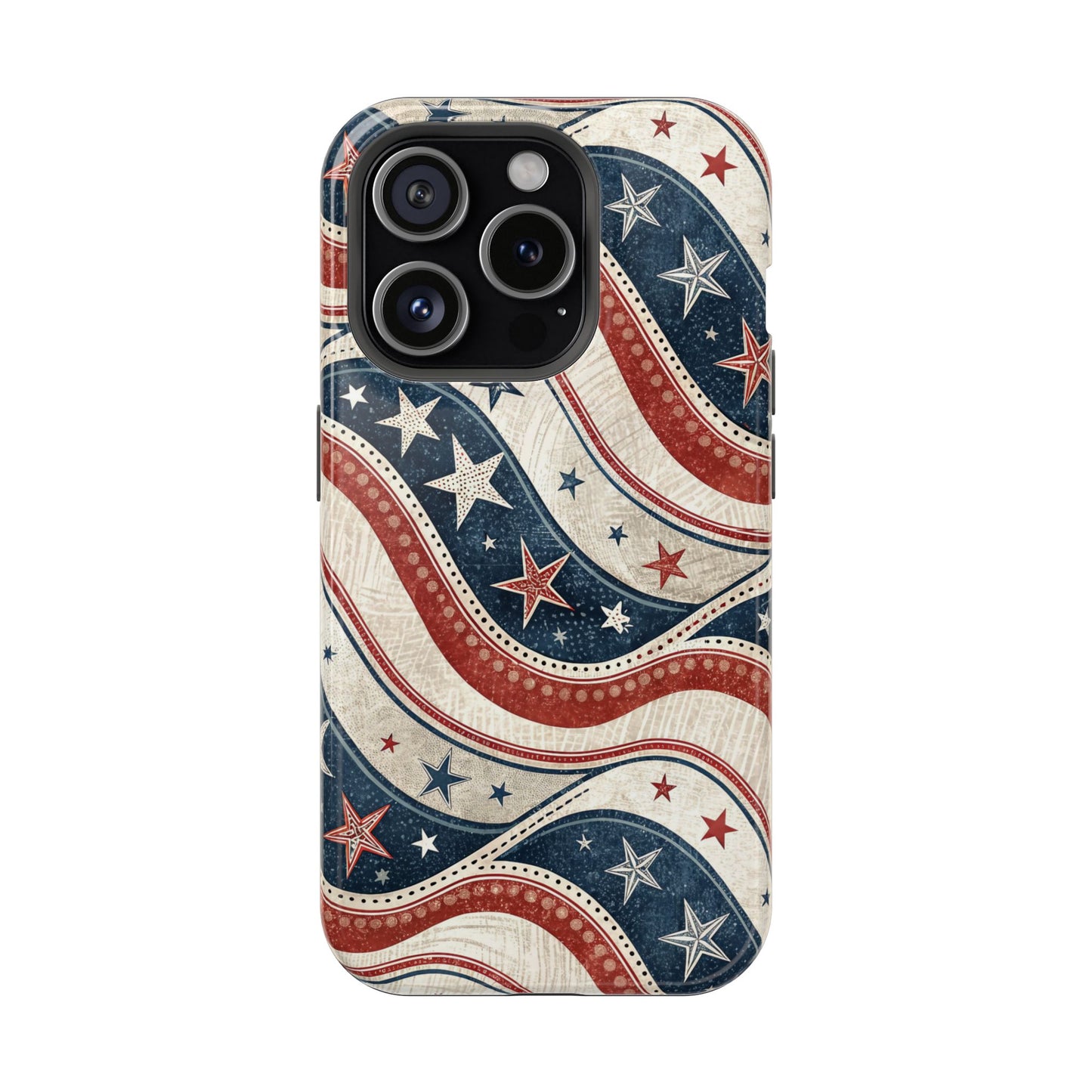 Vintage Patriotic Inspired Ribbon iPhone Case