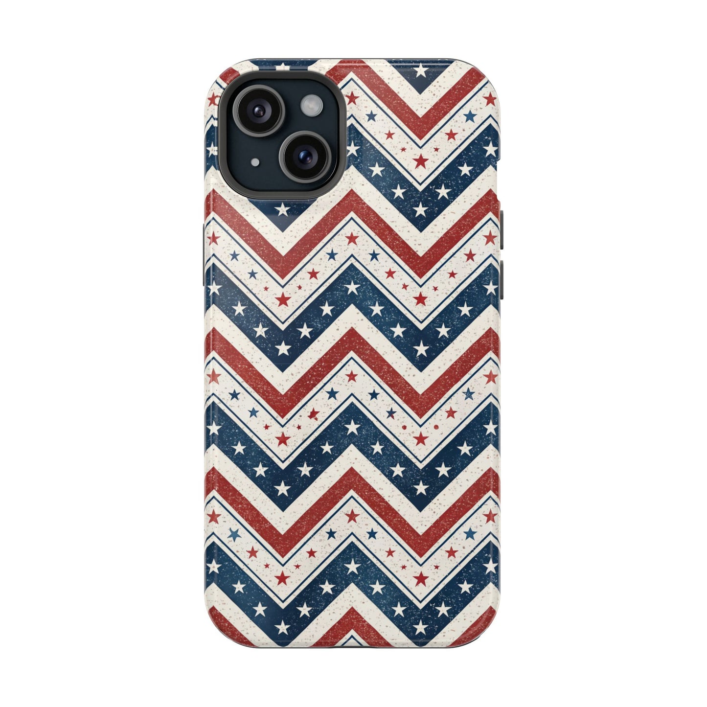 iPhone Tough Case - Vintage Stars and Stripes Design
