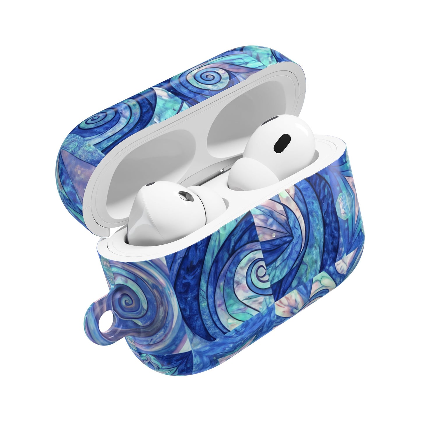 Modern Sea Blue AirPod Case — Sleek Protective Earbud Cover