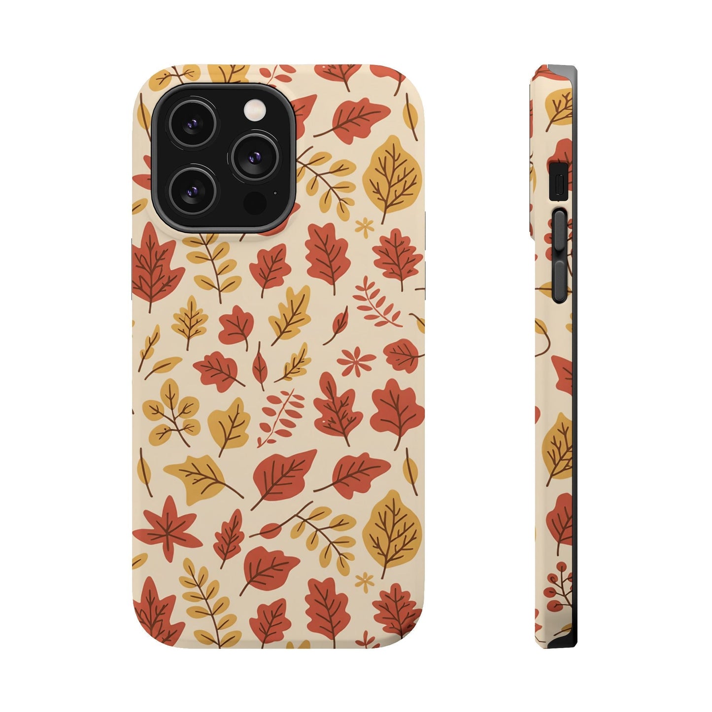 Fall Leaves iPhone case with colorful autumn leaves design and durable protective cover