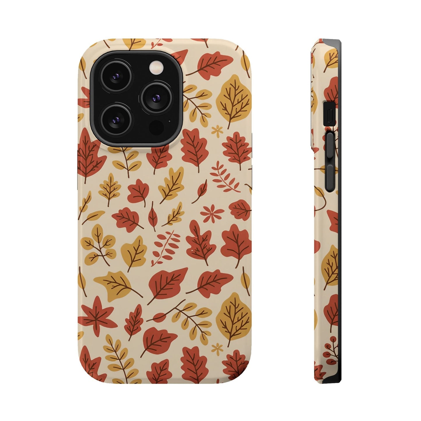 Fall Leaves iPhone case with colorful autumn leaf pattern and durable protective design