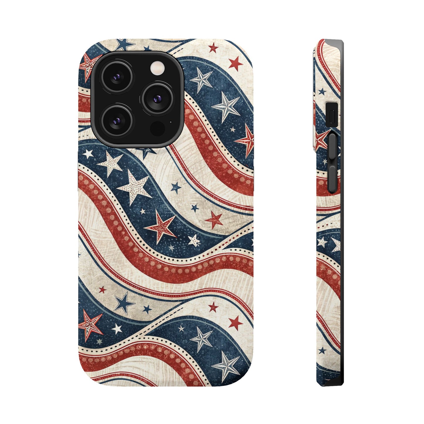 Vintage Patriotic Inspired Ribbon iPhone Case