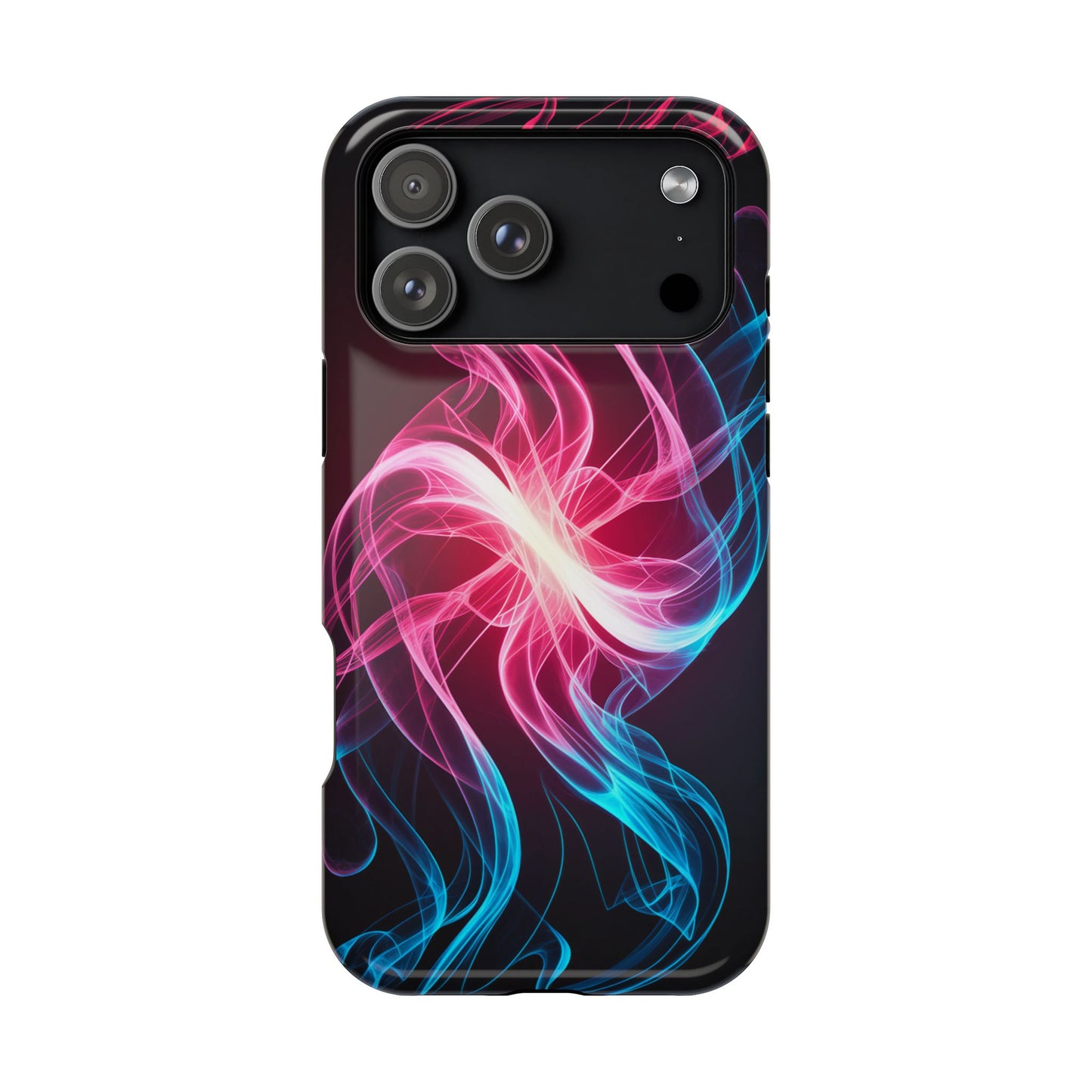 Red White and Blue Swirl Design iPhone Tough Case