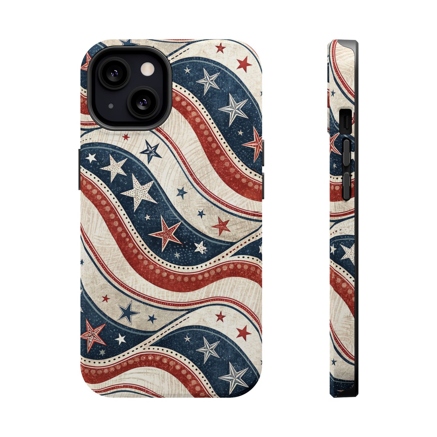Vintage Patriotic Inspired Ribbon iPhone Case