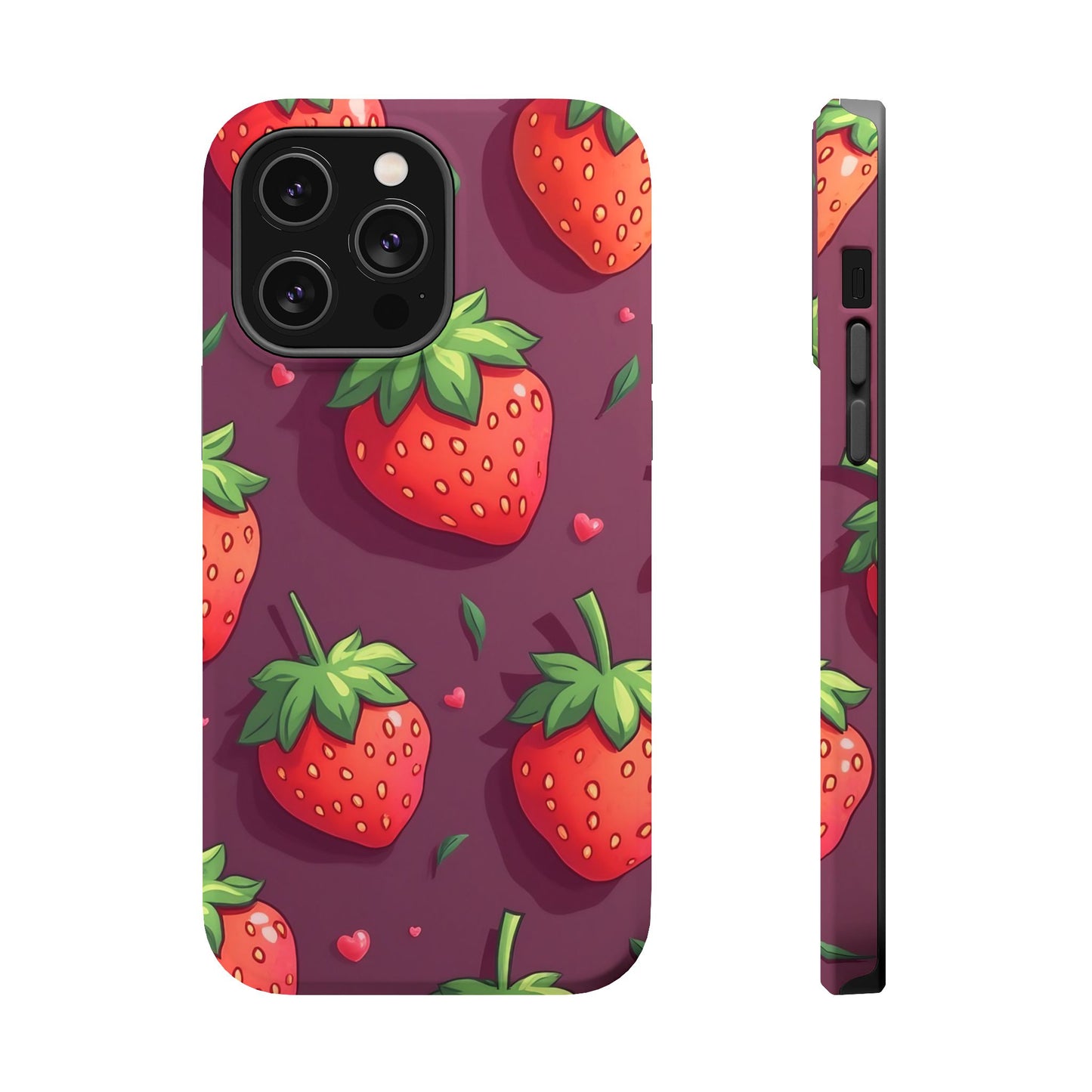 Strawberry Design iPhone Tough Phone Case