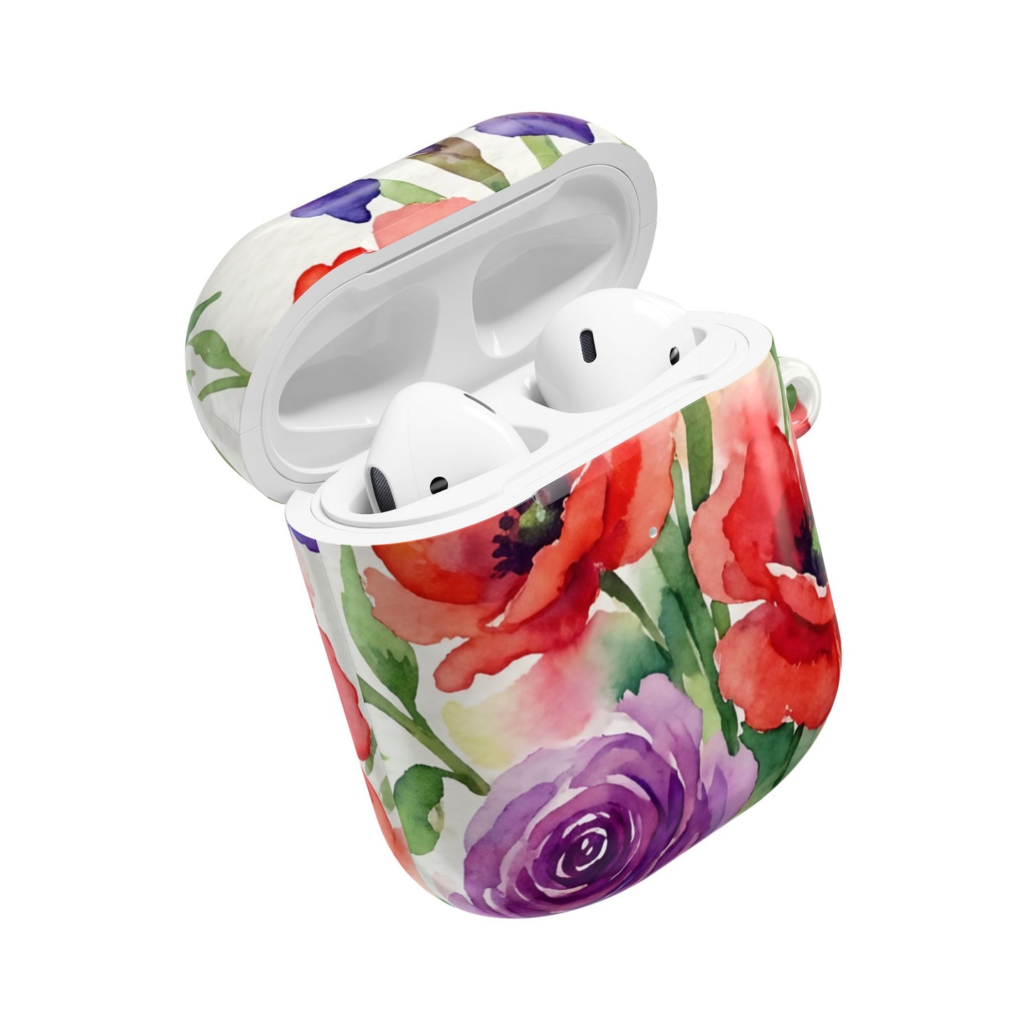 Watercolor Bouquet AirPod Case — Floral Protective Earbud Cover