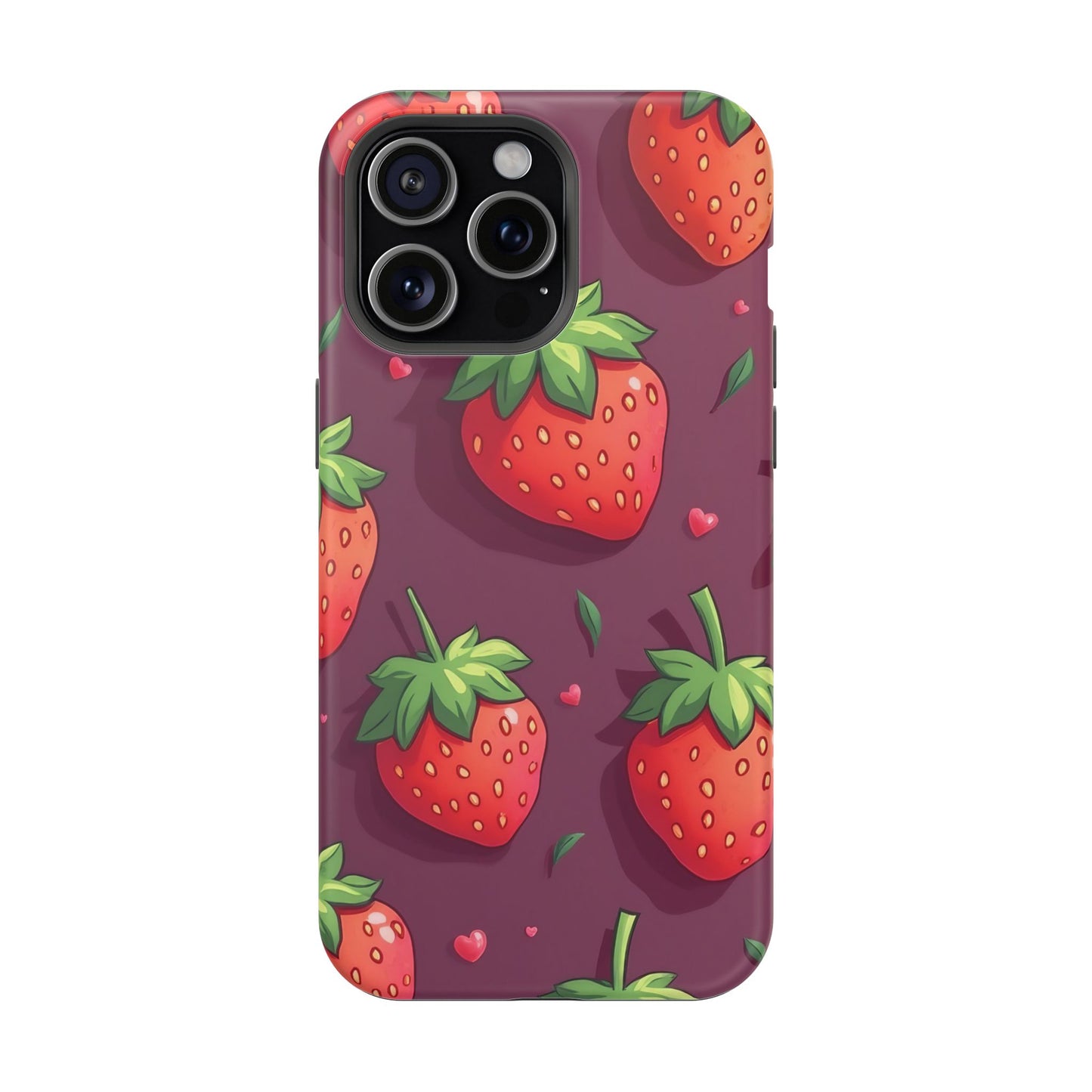 Strawberry Design iPhone Tough Phone Case