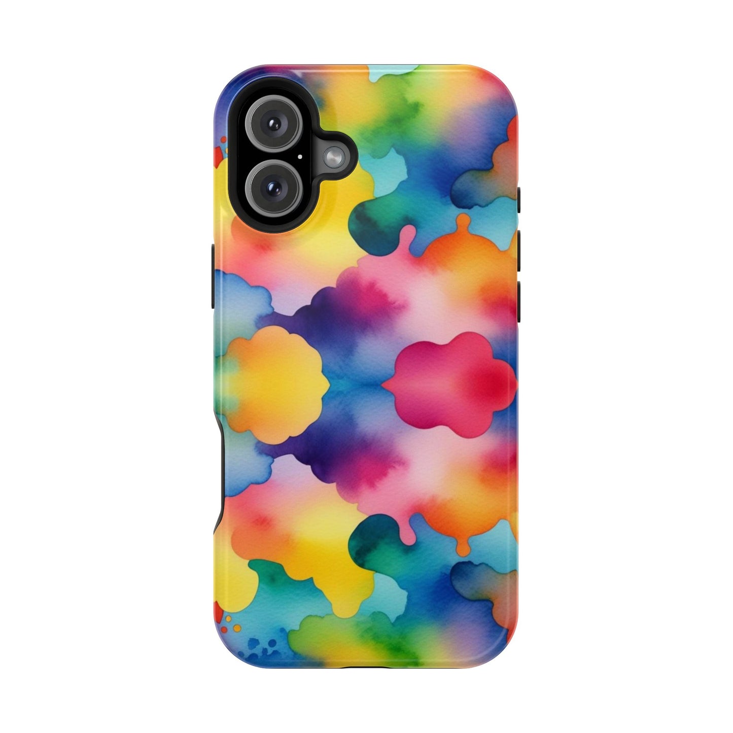Watercolor Rainbow Clouds iPhone Tough Case